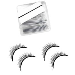 Gereedschap 40 Stuks Zelfklevende Lash Strips Voor Nep Wimpers Geen Lijm Aanbrengen Valse Wimpers Draagbare Salon Thuisgebruik Gift