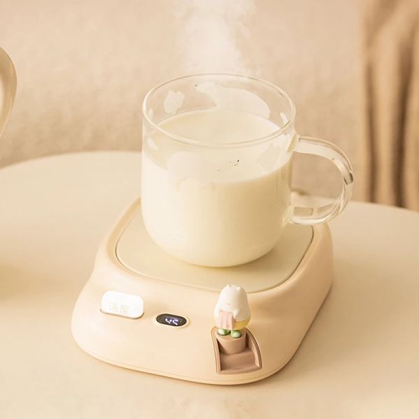 Outils 40W tasse à café chauffe-tasse chauffe-tasse électrique plaque chauffante 4 réglages de température dessous de verre plus chaud pour thé lait eau coussin chauffant 220V