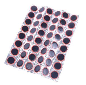 Outils 48 pcs Pneu Patch En Caoutchouc Vélo Pneu Réparation Pad Portable Pneu Chambre À Air Pad Vélo Réparation Accessoire Pneu Réparation Cold Patch Film HKD230804