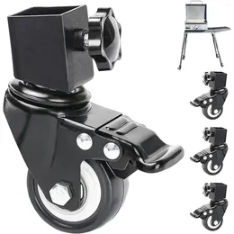 Tools 4PCS Griddle Caster Wheels BBQ Stel draagbare accessoires met veiligheid