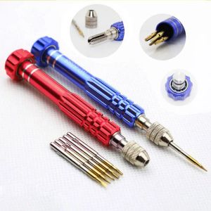 Outils 5 en 1 tournevis de bit de tournevis pour iPhone Android Phone Mobile Open Tool Disassemble Magnetic Torx Cross Pentalobe Head