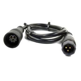 Herramientas Cable de motor de cubo de rueda de 9 pines Cable de extensión de motor de bicicleta eléctrica de 60 cm Conector hembra a macho para accesorios de bicicleta eléctrica HKD230804