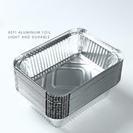 Gereedschap accessoires 20PC speciale aluminiumfolie voor barbecue huishoudelijke bakken wegwerp voedsel lade pan container BBQ benodigdheden # P2