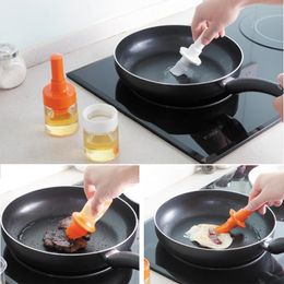 Gereedschap Accessoires Barbecuesborstel PVC Hoge temperatuur Eenvoudig schoon gereedschap Squeeze veilig niet-toxische bakolie Keuken Seleverie