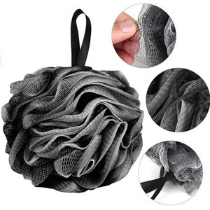 Herramientas Accesorios Baño 1 PC Mase de ducha Mesh espuma esponja exfoliante exfoliante burbuja negra bola de bola de limpieza de la piel del cuerpo de la piel del baño 240415