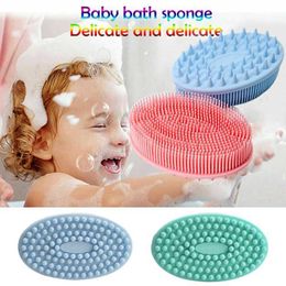 Outils Accessoires Bath Exfoliant Sponge Corps mort Époudeur Peau Céreure de peau Brosse Brosse Silicone Bristle Masse-cuir