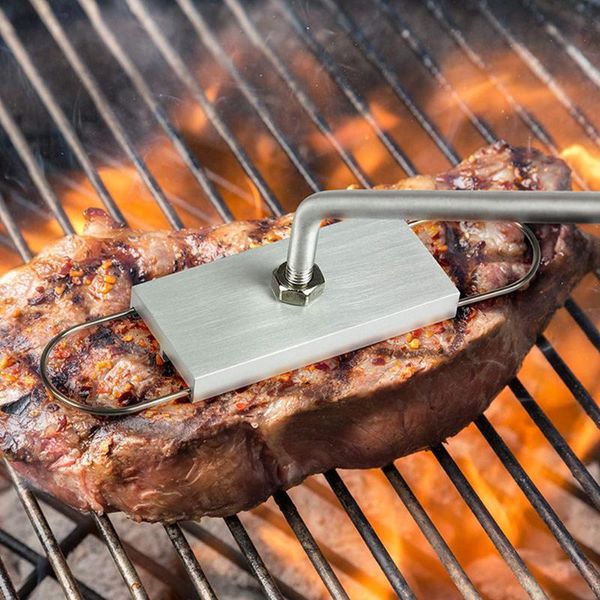 Outils accessoires BBQ Barbecue marque fer Signature nom marquage timbre outil Steak Burger 55 X lettres et 8 espaces boulangerie