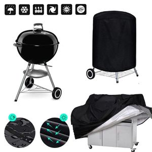 Tools Accessoires BBQ Cover Anti-stof Waterdichte Weber Heavy Duty Charbroil Grill Regen Beschermende Barbecue Ronde Outdoor Dust Waterp