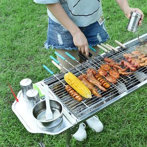 Tools Accessoires Roestvrij staal Spice Board BBQ -kruiden Special voor barbecue oven Outdoor Camping Supplies verwijderbaar