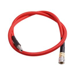 Outils Ligne à distance de tuyau d'air Airsoft HPA SLP FLEX Ligne à distance de tuyau d'air Airsoft avec (US) Foster QD 40 pouces basse pression MAX 300 PSI rouge