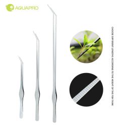 Outils Pince à épiler pour aquarium Plante d'aquarium en acier inoxydable Miroir Aquascape Clip Ustensiles de nettoyage droits Accessoire Qualité ADA