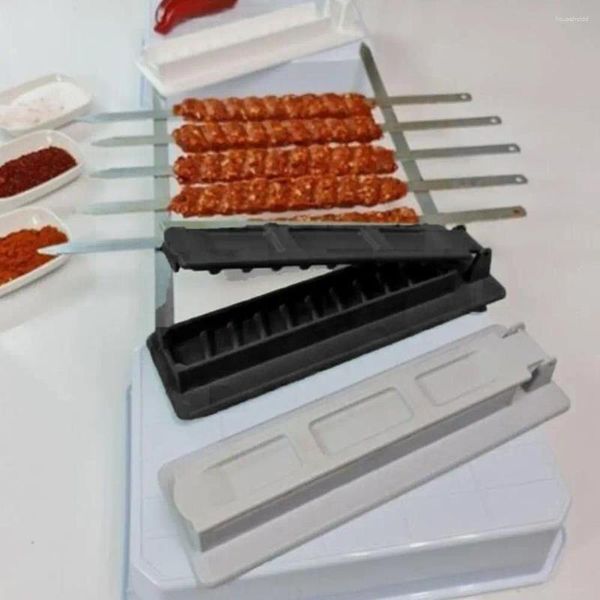 Outils Barbecue viande brochette Machine Kebab presse fabricant boeuf légumes chaîne Grill réutilisable en plein air BBQ cuisine accessoires