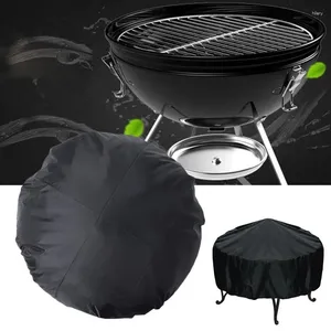 Gereedschap BBQ Cover Outdoor Dust Opther Doaved for Weber Heavy Duty Grill Covers Rain Protective Barbecue Round