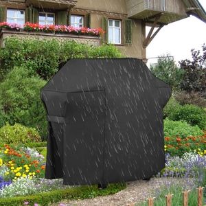 Housse de protection pour Barbecue, outils d'extérieur, Anti-poussière, étanche, robuste, protection contre la pluie, jardin, noir