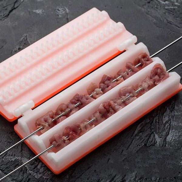 Herramientas Pinchos para barbacoa y carne de cordero máquina de barbacoa portátil suministros de cocina para fiesta