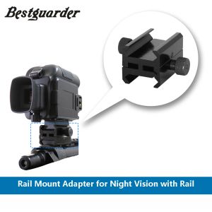 Outils Bestguarder Rail Rifle Scope Mount Adaptateur 2130mm Hunting Mount Outil extérieur pour vision nocturne / caméra / lampe de poche avec rail