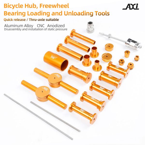 Outils Vélo roulement outil installation démontage moyeu tour base jeu de roues dégagement rapide baril arbre 12 17 noyau 230619