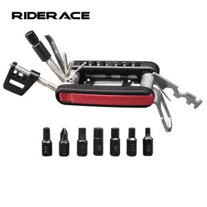 Gereedschap fiets multifunctionele gereedschapset hex schroevendraaier ketting snijder kit vouwbanden reparatie multitool mtb road fiets reparatie accessoires