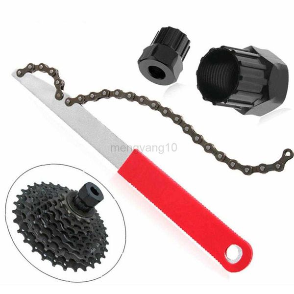 Herramientas Cadena de bicicleta Látigo Rueda libre Piñón Cassette Herramienta Cadenas de bicicleta Ciclismo Rueda de látigo Piñón Quitar kit de reparación HKD230804