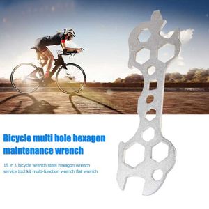 Gereedschap Fiets Platte Sleutel Multifunctionele Fiets Hexagon Gat Draagbare Reparatie Tools Mountainbike Accessoires Installeren Reparatie Tool Kit HKD230804