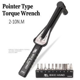 Herramientas Puntinero de mano de bicicleta Tipo de torque Llave de par 210 N.M Tarque de par ajustable Herramientas de reparación de bicicletas Allen Herramienta de ciclismo