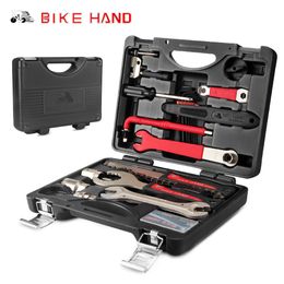 Tools Bikehand Bicycle 18 In 1 Toolbox Professional Maintenance Service Tool Kit MTB Road Bike Multi Function Repair YC 728 230220