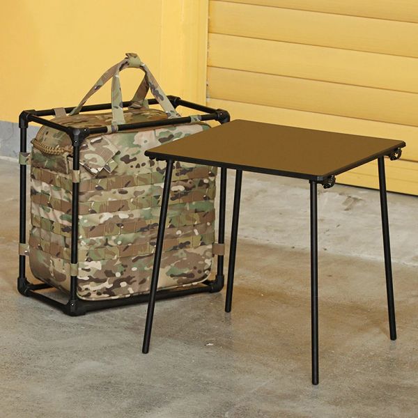 Herramientas Camping Table plegable Descripción ambulante de la cargación de almacenamiento Largecapacity Bag Portable Camete BBQ Climb Picnic Hocking Desktop