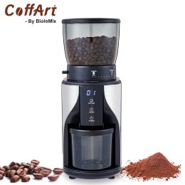 Gereedschap Coffart By BioloMix 40MM conische automatische braammolen koffiemolen, met 31 versnellingen voor espresso Turkse koffie overgieten