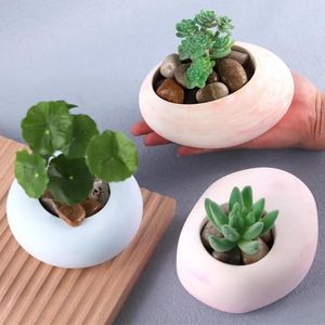 Outils d'artisanat 3D Pot de fleur moule géométrique béton ciment succulente planteur moules résine époxy artisanat fabrication fournitures maison Gard