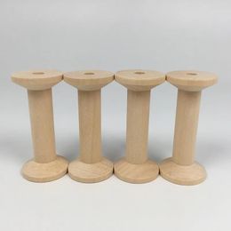 Gereedschappen Hobbygereedschappen 5100 stuks Groothandel 75x35mm Grote Natuurlijke Lege Houten Klossen Spoelen Naaien Kruissteek Draadgereedschap Draad Handwerken voor DI