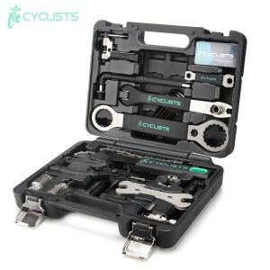 Gereedschap Cyclisten CTK01 Bike Multifunctionele Tool Case Professionele onderhoudsdoos 18 In 1 Combinatiepak Iamok Bicycle Repair Tools