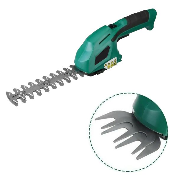 Outils DC 7.2V électrique sans fil tondeuse haie clôture élagage désherbeur cisailles outil de jardinage désherbeur électrique ciseaux en aluminium 1000 tr/min