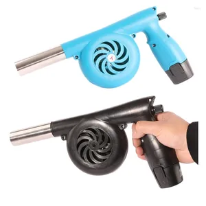 Gereedschap E5BE 12V Wireless Electric Air Blower 2 Oplaadbare batterijen Snelheidsregeling Outdoor Camping BBQ BLIDE VAN