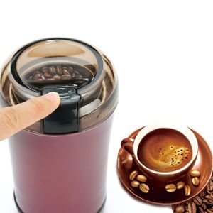 Gereedschap Elektrische koffiemolen Roestvrij stalen noten Bonen Granenmolen Kruiden Peperslijpmachine Multifunctionele koffiebonenmolen