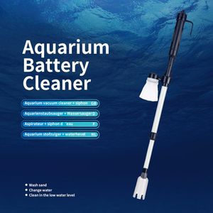 Gereedschap Aquarium Schoonmaken Waterwisselaar Met Adapter Aquarium Elektrische Waterpomp Vismest Schoonmaken Tool Aquatische Dierbenodigdheden Verkoop