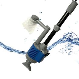 Outils Pompe de changeur d'eau pour Aquarium, outils de nettoyage automatiques pour Aquarium, outils de nettoyage, nettoyeur de gravier, lave-sable, filtre Siphon110v 220v