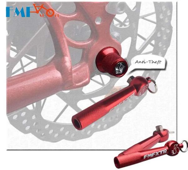 Herramientas FMFQUICK Releance Bicycle Hubs, Brocher anti lo de robo, bloqueo de la rueda para bicicletas de montaña MTB, herramienta de reparación de bicicletas de seguridad