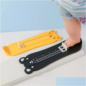 Outils Dispositif de mesure du pied pour enfants Jauge de mesure de longueur Taille de chaussure Mesure des nourrissons Chaussures pour tout-petits Taille RER Livraison directe Tapis pour bébé Otrel