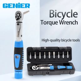 Tools Genier Torque Slreny Set 1/4 "224nm Bike Torque Wrench Allen Key Tool Socket Spanner Set Cycling Tool Bicycle Repair Kit