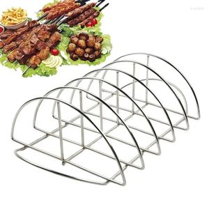 Support de pilons de haute qualité, support de côtes de fumeur pour griller, organisateur de grillades antiadhésives, accessoires de barbecue, Camping en plein air