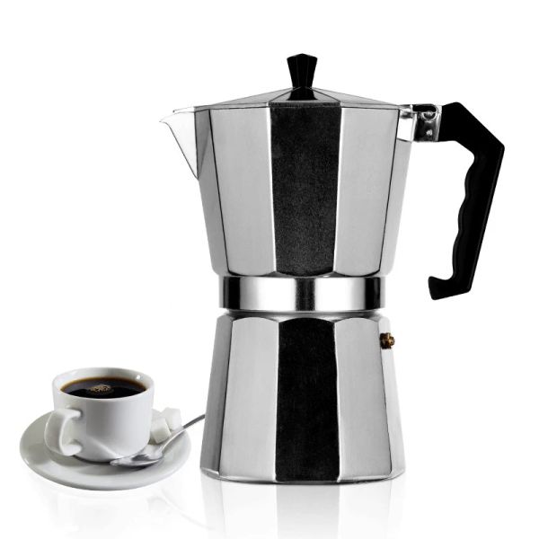 Outils HOODAKANGStovetop Cafetière Moka, Expresso italien, Percolateur Expresso, Cafetière, 1, 2, 3, 6, 9, 12, 14 tasses