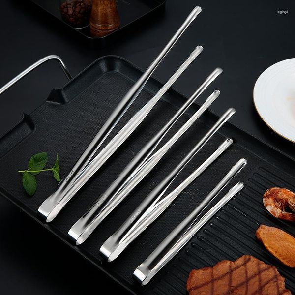 Outils Ménage Alimentaire Barbecue Clip En Acier Inoxydable Avec Des Dents Antidérapantes Japonais Steak Cuisine Fournitures