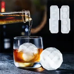 Herramientas moldes de bola de hielo seguro pp congelado cubo de hielo rombo whombus whisky bola de hielo moldes de bandeja de hielo multipropósito bandeja para fabricantes de bandejas flexibles