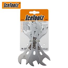 Gereedschap ICetoolz 37x3 Bicycle Ceges Slrenches Combo Set Bike Axle Hub Sleuch Reparatiehulpmiddelen 37A137B137C1 Sloer headset Reparatiehulpmiddelen Set