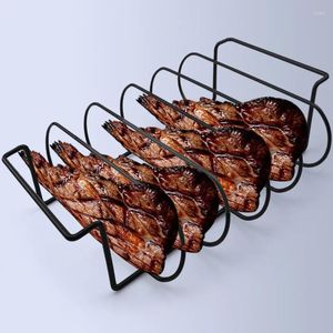 Outils en fer Spray Paint antiadhésif Grill Portable Roast Lamb Steak Rack Patio Outdoor Chicken Tool Barbecue