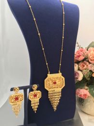Outils Janekelly Hotsale African 2pcs Bijoux de mariée ensembles NOUVEAUX JIANIELS DE DUBAI FORM