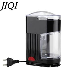 Outils JIQI multifonctionnel électrique moulin à café automatique Miller Bean épices Grains rectifieuse réglable grossier fin 110/220 V