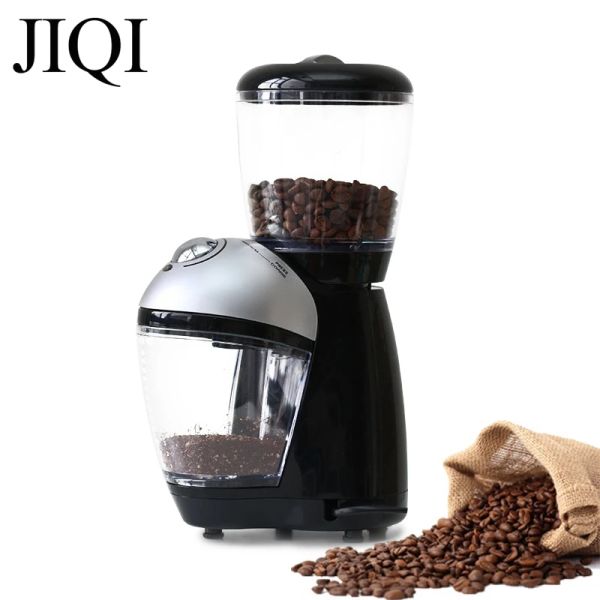 Outils Jiqi professionnel moulin à café 220V usage domestique rectifieuse électrique équipée épice céréales grain farine moulin ue plug