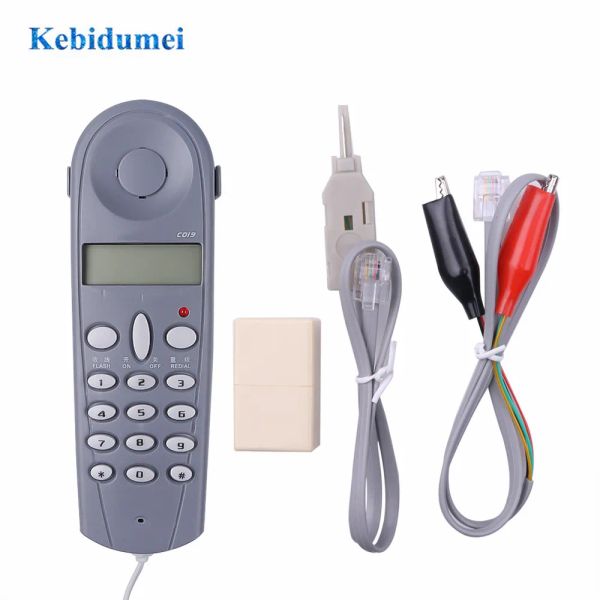 Outils Kebidumei C019 TOSTER TESTER TEPHONE Téléphone Téléphone Test Tester Tester Linon Cable pour la ligne de ligne Fauteur