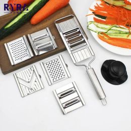 Outils Kitchen Shredder Cutter en acier inoxydable manuel manuel de légumes Slicer de raide à plusieurs usage
